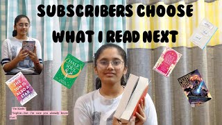 Subscribers choose which books I READ NEXT 💞🫶🏻 [upl. by Singhal411]