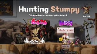 MapleStory Mini Boss Hunting Ep2  Stumpy the Lonely Log  Beginners Guide to Bossing [upl. by Nigem990]