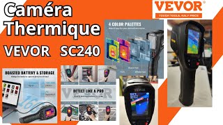 Camera thermique VEVOR SC240N  inspection ou diagnostic  voyez linvisible [upl. by Dlarrej]