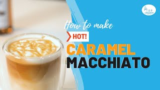 🆕 HOW TO MAKE HOT CARAMEL MACCHIATO  HOT CARAMEL LATTE  MACCHIATO COFFEE AT HOME  2021 TOP VIDEO [upl. by Naelcm726]