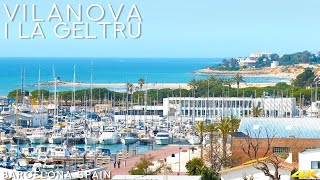 Tiny Tour  Vilanova i la Geltrú Spain  A Mediterranean coastal city with rich culture  Mar 2021 [upl. by Prudi180]