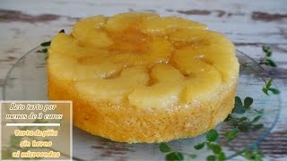 Tarta de piña por menos de tres eurosSin horno ni microondas [upl. by Tobye23]