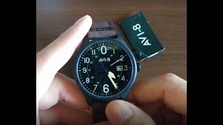 Avi8 Hawker Hurricane 4053 Watch Quick Look [upl. by Essined]