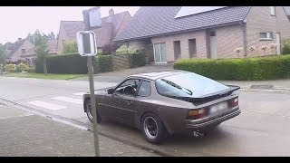 porsche 944 oldtimer 163HP flyby engine sound [upl. by Sherrill]