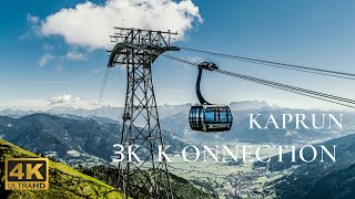 Kaprun 3K Konnection  The Worlds Most Modern Cable Car 4K 60fps ExploreAustria [upl. by Nylirac312]