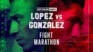 Lopez vs Gonzalez  FREE FIGHT MARATHON  MAIN CARD STARTS FRIDAY10 PM ET  ESPN [upl. by Leasia]