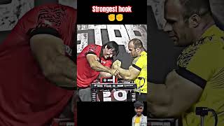 Strongest hook ever vs no limits  Denis cyplwnkov vs davon larratt viralvideo shorts [upl. by Ellehcam]