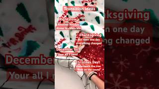 Transition ideas ❄️☃️🎄 christmastraditions transitionideas christmas transition grwm preppy [upl. by Htnicayh]