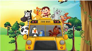 ZOO SONG NURSERY RHYMES ZOO ANIMALS KIDS SONG [upl. by Rennie803]