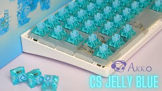 Akko CS Jelly Blue  Cleanest Tactile Switch [upl. by Shae37]