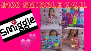 £100 SMIGGLE HAUL  SLIME amp SCHOOL SUPPLIES [upl. by Nitsu50]