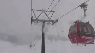 ルスツリゾート イーストゴンドラ2号線 East No2 Gondola Rusutsu Resort Hokkaido Japan [upl. by Aneeuq]