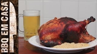 RECEITA DE FRANGO ASSADO MARINADO ROAST CHICKEN [upl. by Htebaras]