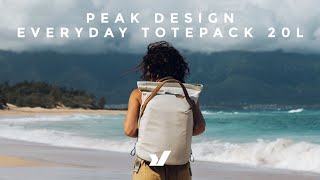 Organised Sleek amp Beautiful  The Peak Design Everyday Totepack 20L [upl. by Ylerebmik]