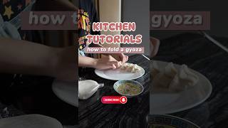 How to fold a gyoza TUTORIAL cookingshorts foodtutorial gyoza japanesefood potstickers howto [upl. by Alodee]