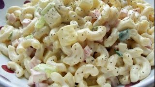 HOW TO MAKE MACARONI SALAD MAYONNAISE [upl. by Sorips]