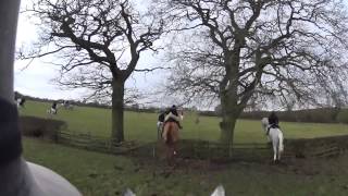 Alice visits the Cottesmore Hunt at Furze Hill House 27th January 2015 [upl. by Cadmarr]