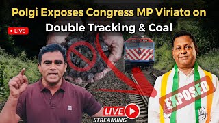 Xencor Polgi Exposes Congress MP Viriato Fernandes amp Congress on Double Tracking amp Coal issue in Goa [upl. by Studner318]