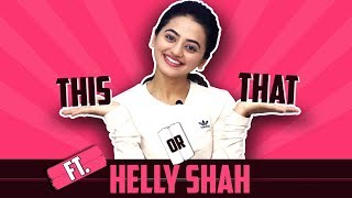 Helly Shah Plays This Or That  India Forums [upl. by Bandur959]