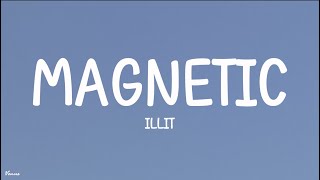 ILLIT  Magnetic Lyrics [upl. by Coulter]