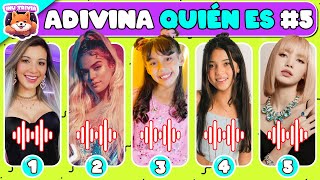 Adivina Quién Es 5 💖✨ Daniela Bustillos  Soy Pau Peso Pluma Karol G Lisa Lulu 99 [upl. by Terbecki955]