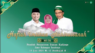 🔴LIVE HAFLAH IMTIHAN AKHIRUSSANAH PP SUNAN KALIJOGO TAHUN 2024 M  1445 H [upl. by Toffey652]