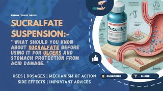 Sucralfate Suspension Uses Dosage Side Effects amp Expert Tips for Ulcer Relief  MediInsights [upl. by Ambrosane]