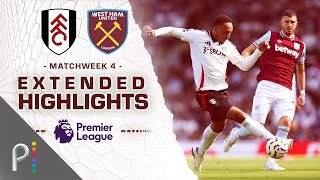 Fulham v West Ham United  PREMIER LEAGUE HIGHLIGHTS  9142024  NBC Sports [upl. by Sirah]