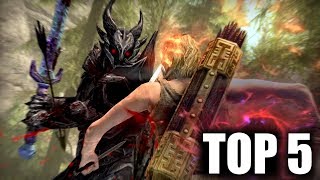 Skyrim  Top 5 Weapon Enchantments [upl. by Karalee617]