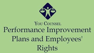 Performance Improvement Plans and Employees Rights [upl. by Ymot671]