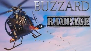 GTA 5  Buzzard kills compilation [upl. by Ynafetse]