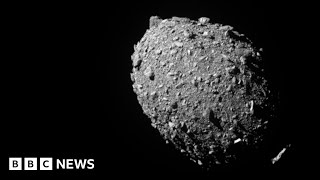 Nasa Dart spacecraft successfully smashes into asteroid  BBC News [upl. by Eatnod468]