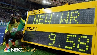 Usain Bolts 958 the night he obliterated the 100m world record  NBC Sports [upl. by Jeniffer]