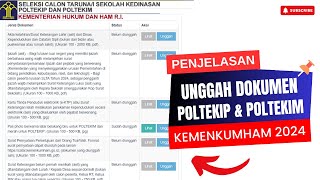 PENJELASAN UNGGAH DOKUMEN SEKDIN KEMENKUMHAM 2024 [upl. by Katy74]