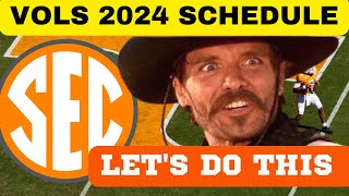 SCHEDULE FOR 2024 TENNESSEE FOOTBALL TENNESSEE VOLUNTEERSVOLS NEWS TENNESSEE VOLS FOOTBALL [upl. by Aiekal127]