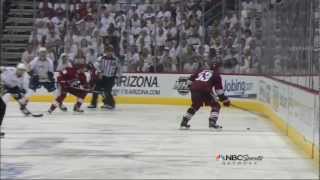 Shane Doan sweet deflection goal Nashville Predators vs Phoenix Coyotes Game 2 42912 NHL Hockey [upl. by Crofton]