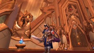 WoW Legion  Protection Warrior Artifact quest [upl. by Ihsakat]