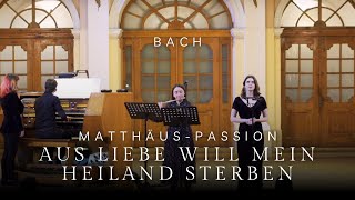 Bach Aria quotAus Liebe will mein Heiland sterbenquot MatthäusPassion BWV 244 [upl. by Eleirbag]