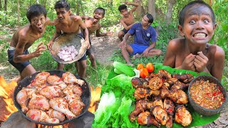 Primitive Technology Yummy Chiken Thing Cocking InJugle  Kmeng Prey [upl. by Couhp]