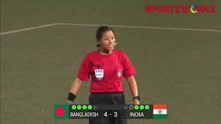 HIGHLIGHTS  INDIA v BANGLADESH FINAL  SAFF U 19 Women’s Championship 2024 BANGLADESH [upl. by Thierry]