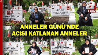 Şehit Anneleri Anneler Gününde Evlatlarıyla Şehitlikte Buluşuyor l A Haber [upl. by Wolsky]