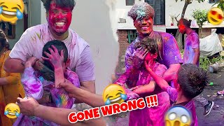 HOLI GONE WRONG WITH KIDS 😱 2024 [upl. by Pedersen641]