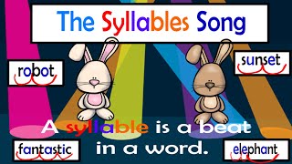 The Syllables Song A syllable is a beat in a word syllables syllablessong [upl. by Nary]