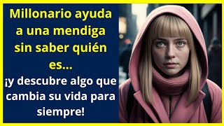 Millonario ayuda a una mendiga y luego descubre quién es ella realmente ¡Quedó impactado [upl. by Birck]