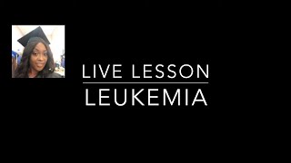 Nursing care for the Pediatric Patient with Leukemia [upl. by Euqinommod]