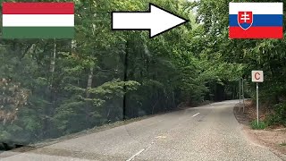 Hungary  Slovakia  Crossing The Border By Car [upl. by Nahtaoj]