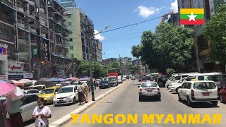 A TOUR AROUND THE CITY  YANGON 🇲🇲 [upl. by Nnylf]