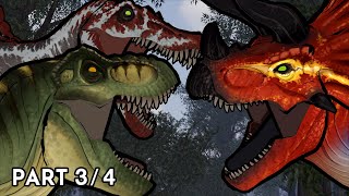 TRex and Spinosaurus vs Ultimasaurus  Animation Part 34 [upl. by Amak]