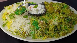 Italian Biryani  Creamy Green Biryani  Bhatiyara style biryani  Rukuskitchen [upl. by Leiria]