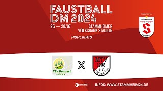 HIGHLIGHTS Faustball DM 2024  Viertelfinale 3 TSV Dennach  TV Jahn Schneverdingen [upl. by Gasperoni]